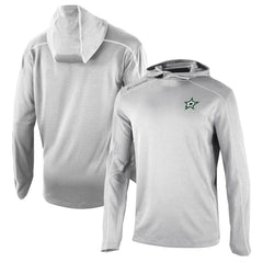 NHL Dallas Stars Columbia Omni-Wick Shotgun Long Sleeve Hoodie T-Shirt - Gray