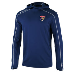 NHL Florida Panthers Columbia Omni-Wick Shotgun Long Sleeve Hoodie T-Shirt - Navy