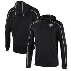 NHL Los Angeles Kings Columbia Omni-Wick Shotgun Long Sleeve Hoodie T-Shirt - Black