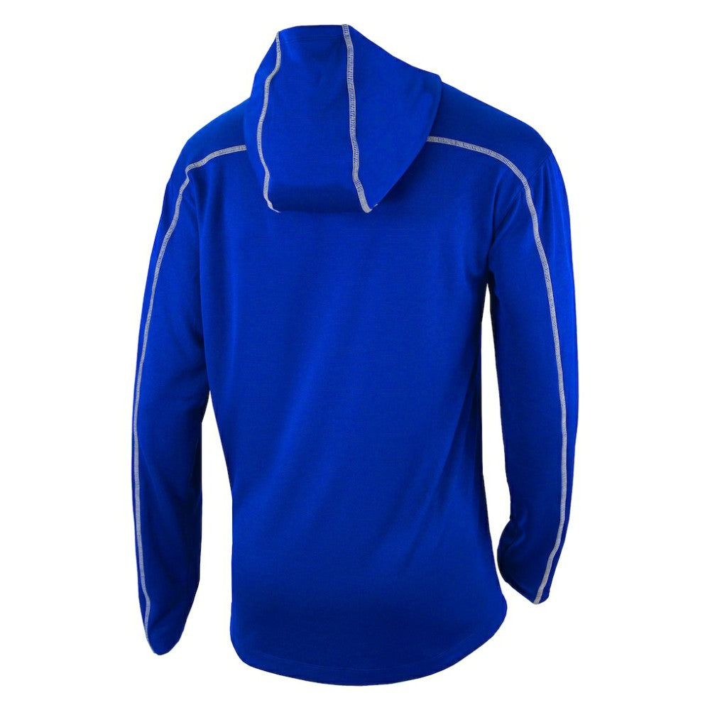 NHL New York Islanders Columbia Omni-Wick Shotgun Long Sleeve Hoodie T-Shirt - Blue