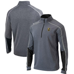 NHL Vegas Golden Knights Columbia Omni-Wick Shotgun 2.0 Quarter-Zip Pullover Top - Gray/Black