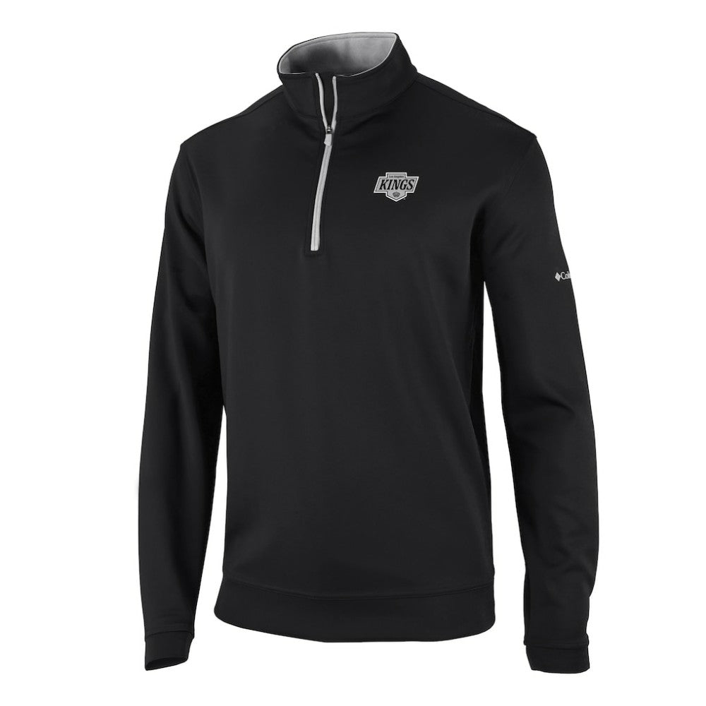 NHL Los Angeles Kings Columbia Omni-Wick Wickhams Hills Half-Zip Pullover Top - Black