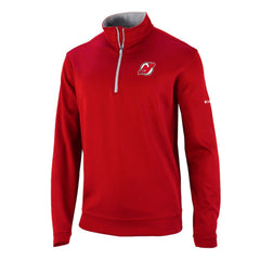 NHL New Jersey Devils Columbia Omni-Wick Wickhams Hills Half-Zip Pullover Top - Red