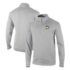 NHL Pittsburgh Penguins Columbia Omni-Wick Wickhams Hills Half-Zip Pullover Top - Gray