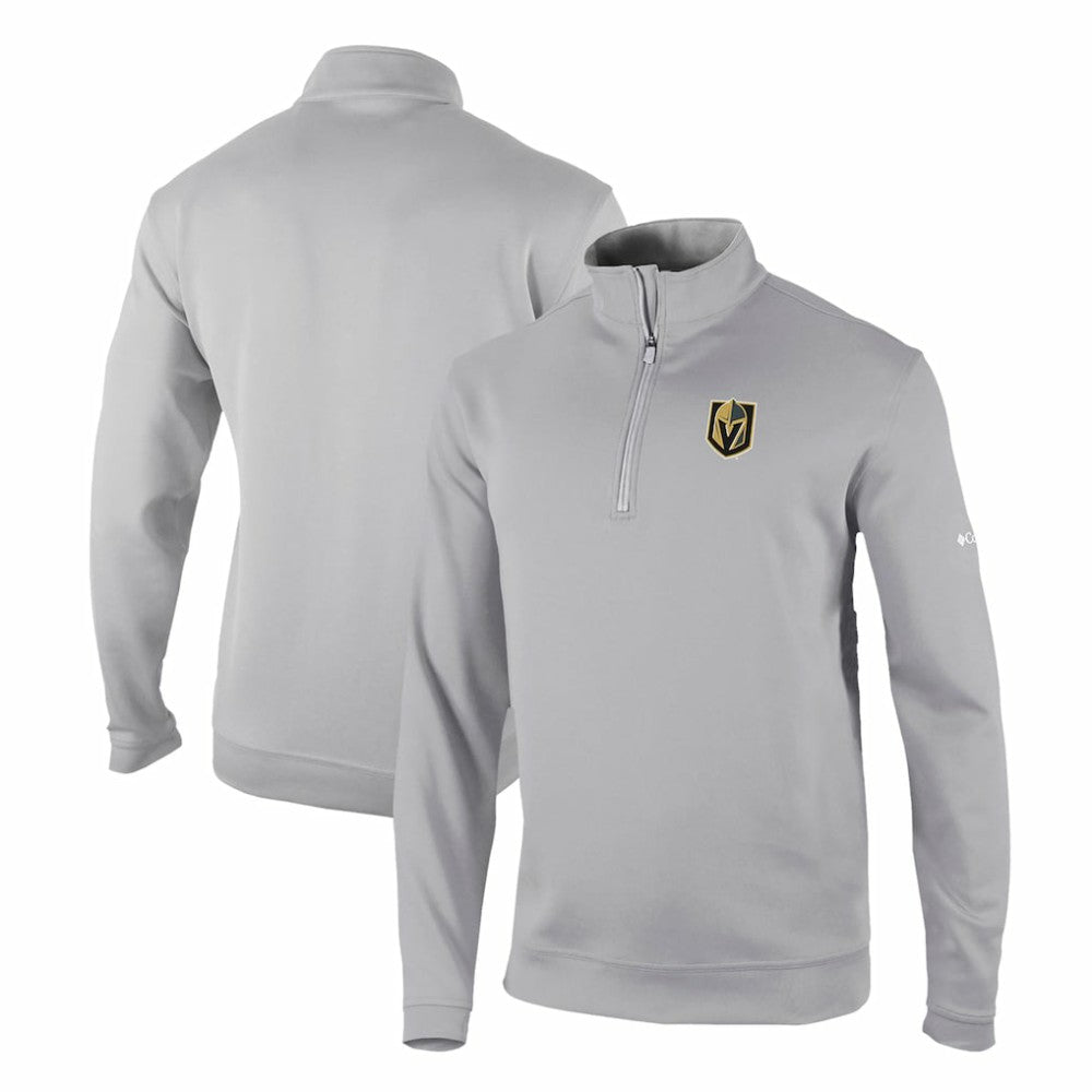 NHL Vegas Golden Knights Columbia Omni-Wick Wickhams Hills Half-Zip Pullover Top - Gray