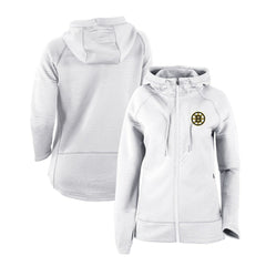 NHL Boston Bruins Columbia Women's Omni-Wick Pack It Up Full-Zip Jacket - White
