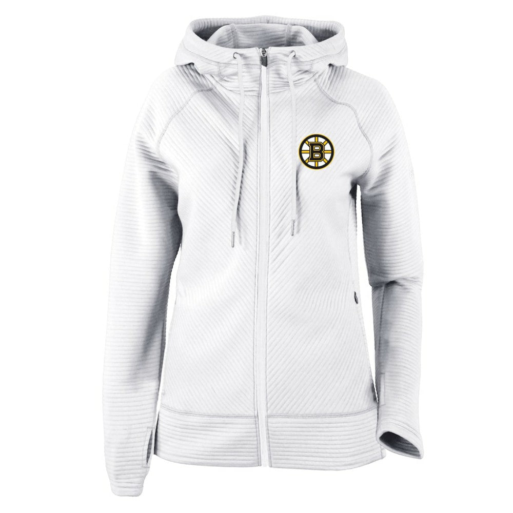 NHL Boston Bruins Columbia Women's Omni-Wick Pack It Up Full-Zip Jacket - White