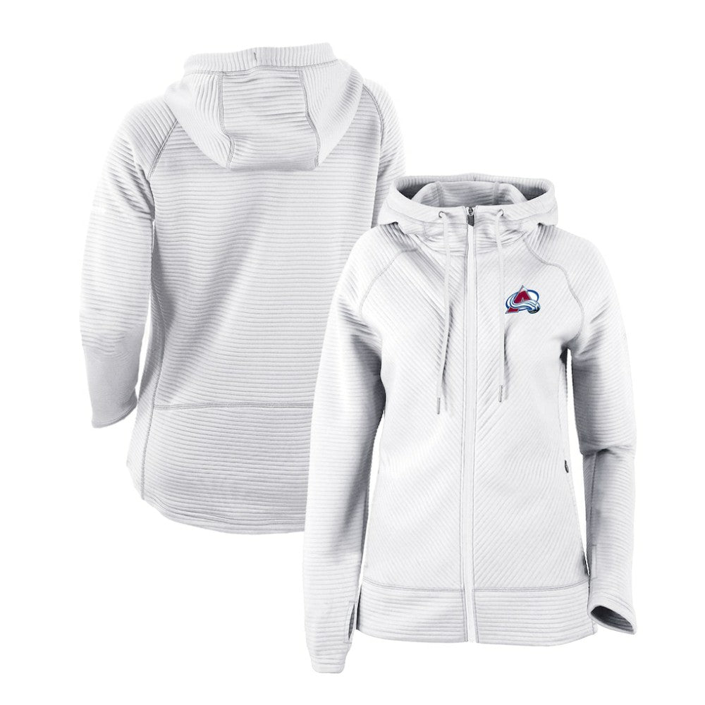 NHL Colorado Avalanche Columbia Women's Omni-Wick Pack It Up Full-Zip Jacket - White