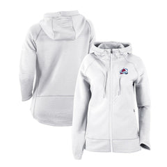 NHL Colorado Avalanche Columbia Women's Omni-Wick Pack It Up Full-Zip Jacket - White