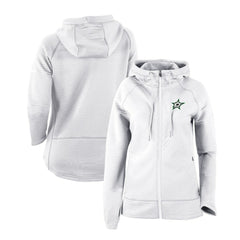 NHL Dallas Stars Columbia Women's Omni-Wick Pack It Up Full-Zip Jacket - White