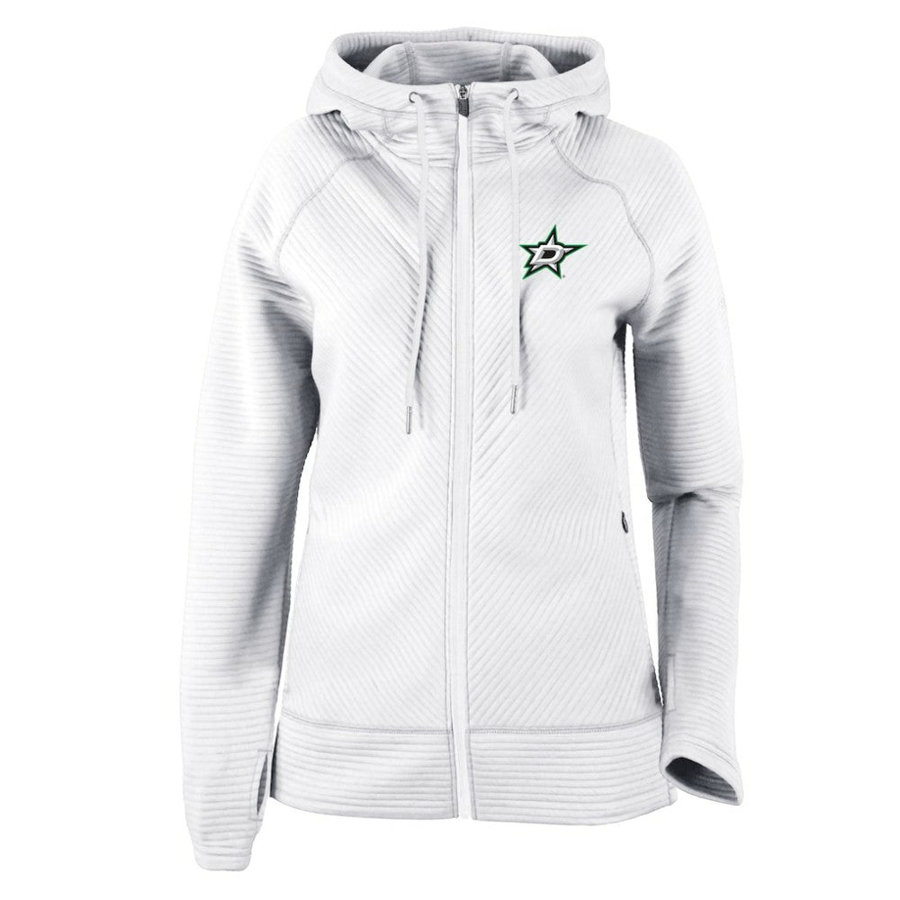 NHL Dallas Stars Columbia Women's Omni-Wick Pack It Up Full-Zip Jacket - White