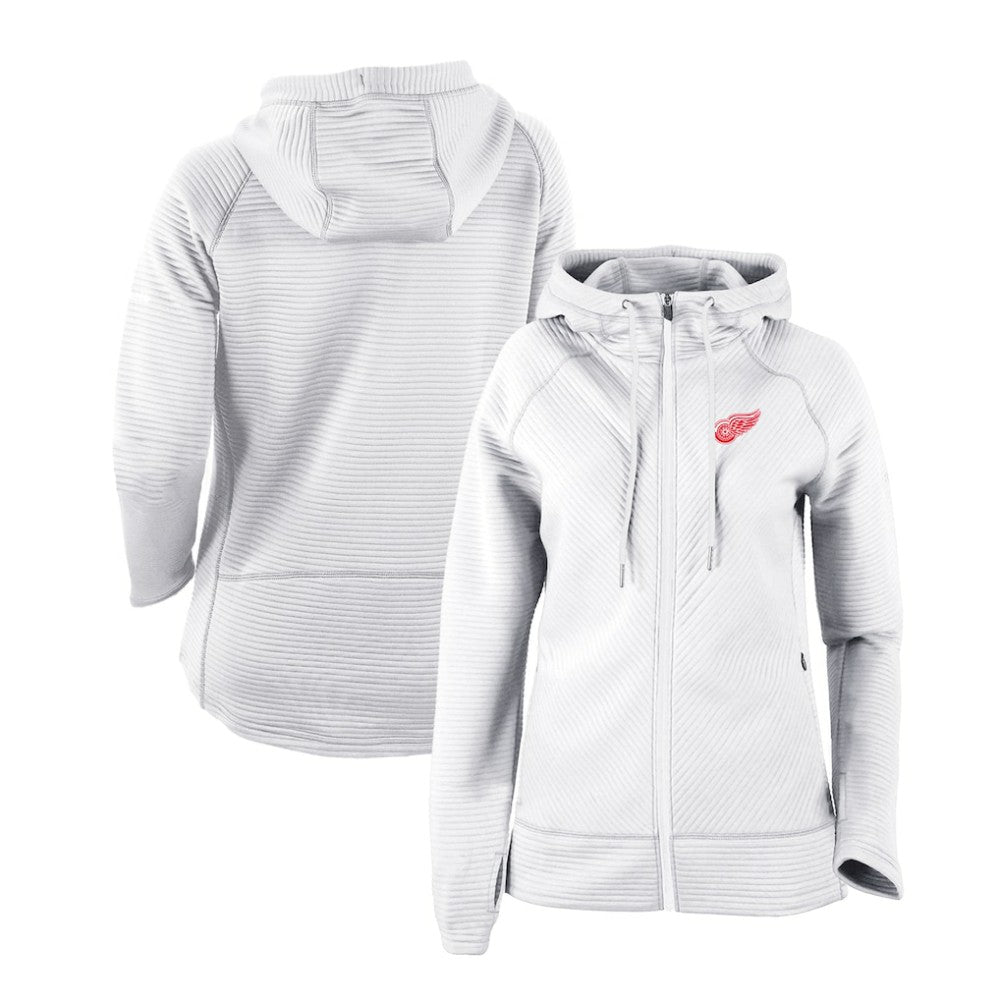 NHL Detroit Red Wings Columbia Women's Omni-Wick Pack It Up Full-Zip Jacket - White
