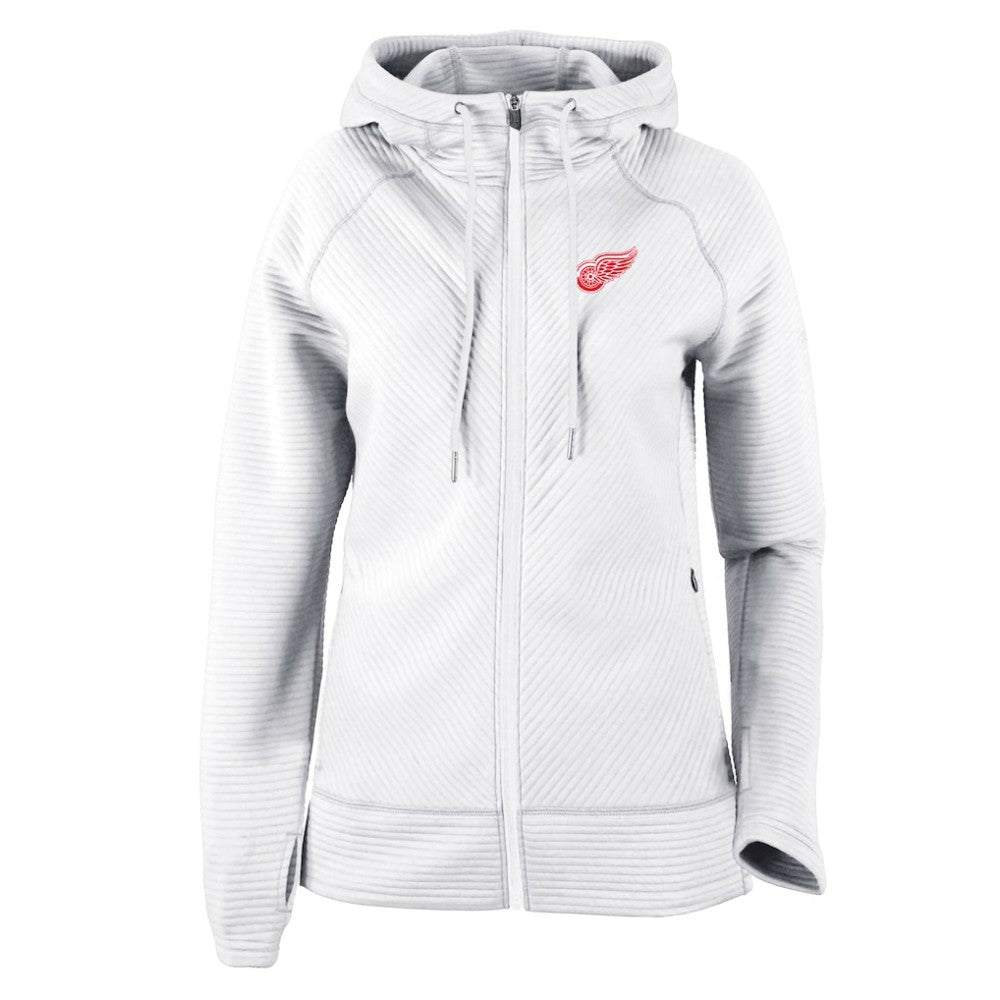 NHL Detroit Red Wings Columbia Women's Omni-Wick Pack It Up Full-Zip Jacket - White