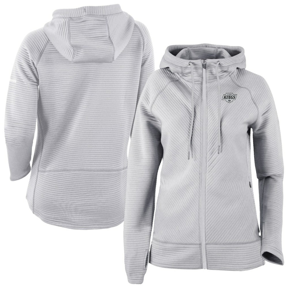 NHL Los Angeles Kings Columbia Women's Omni-Wick Pack It Up Full-Zip Jacket - Gray