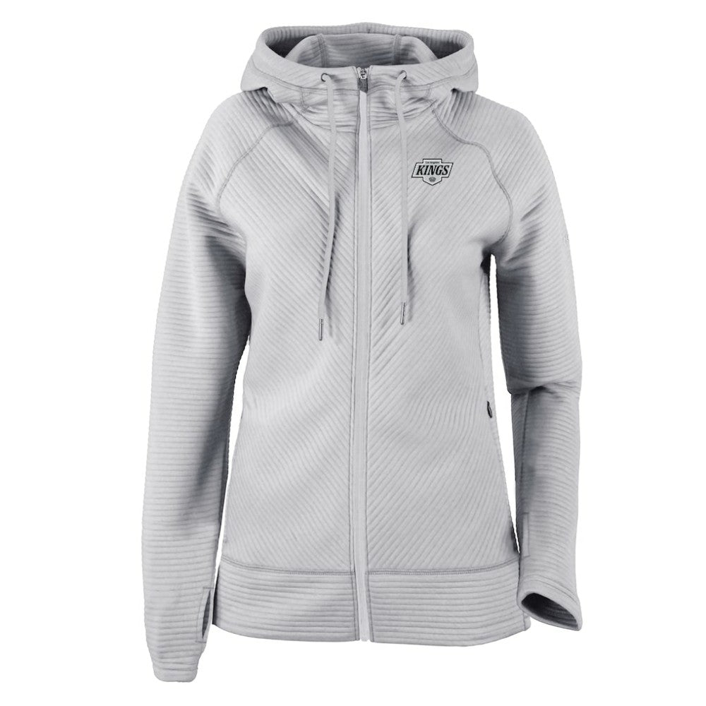 NHL Los Angeles Kings Columbia Women's Omni-Wick Pack It Up Full-Zip Jacket - Gray
