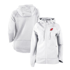 NHL New Jersey Devils Columbia Women's Omni-Wick Pack It Up Full-Zip Jacket - White