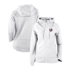 NHL New York Islanders Columbia Women's Omni-Wick Pack It Up Full-Zip Jacket - White