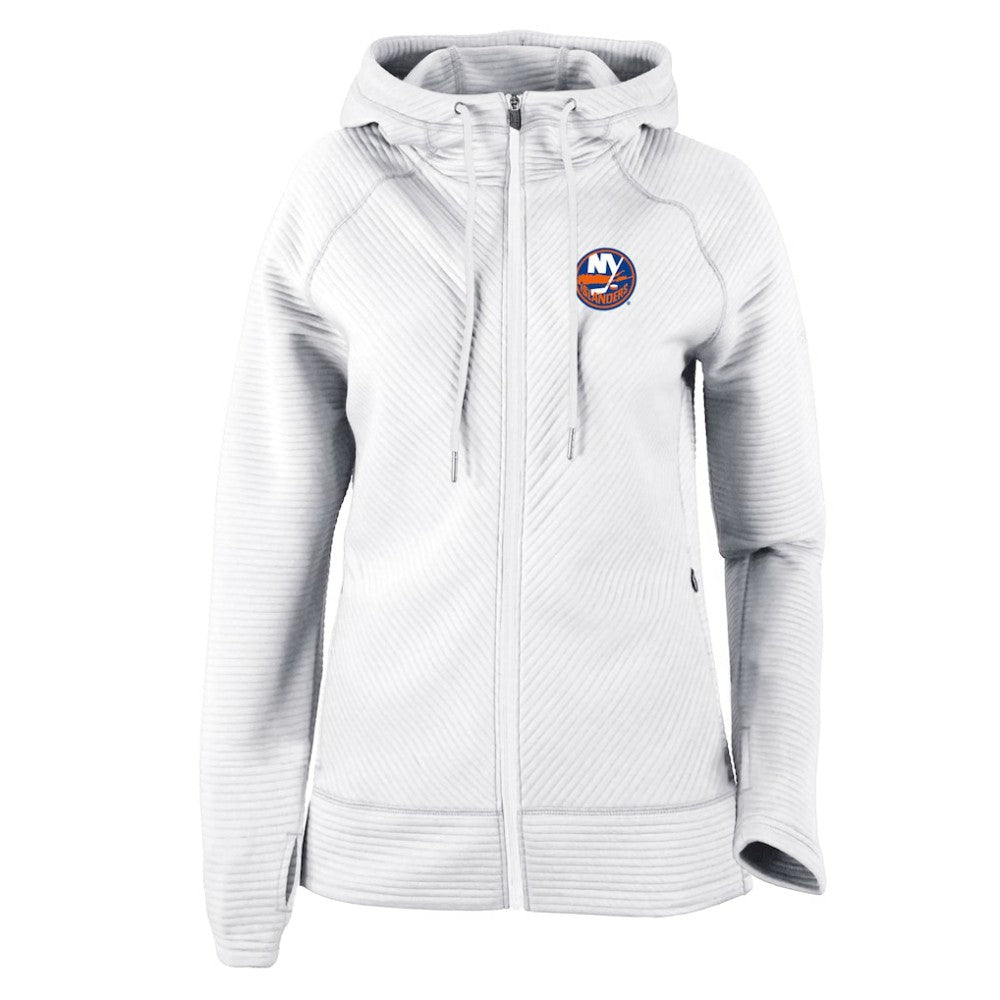NHL New York Islanders Columbia Women's Omni-Wick Pack It Up Full-Zip Jacket - White
