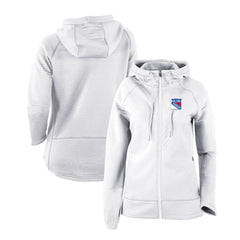 NHL New York Rangers Columbia Women's Omni-Wick Pack It Up Full-Zip Jacket - White
