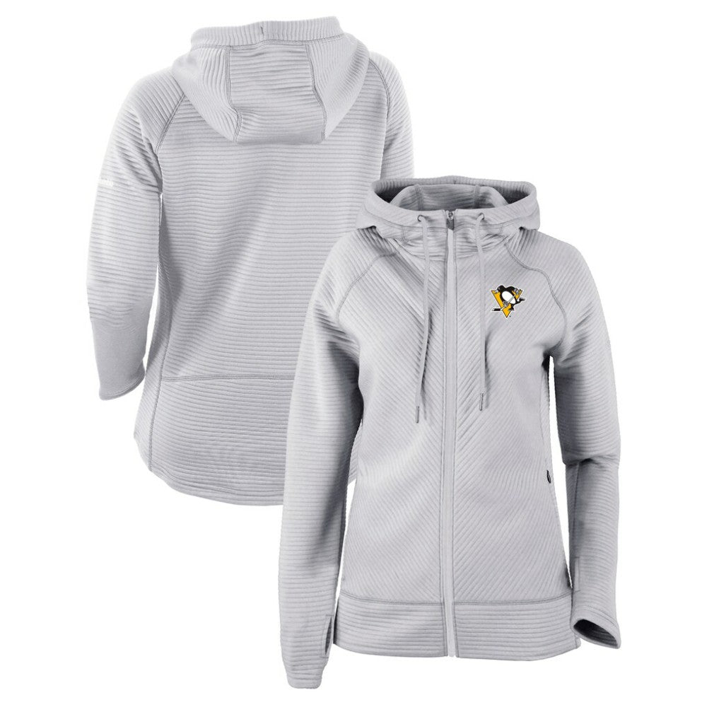 NHL Pittsburgh Penguins Columbia Women's Omni-Wick Pack It Up Full-Zip Jacket - Gray