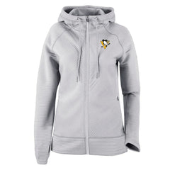 NHL Pittsburgh Penguins Columbia Women's Omni-Wick Pack It Up Full-Zip Jacket - Gray