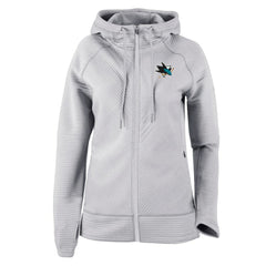 NHL San Jose Sharks Columbia Women's Omni-Wick Pack It Up Full-Zip Jacket - Gray