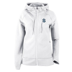 NHL Seattle Kraken Columbia Women's Omni-Wick Pack It Up Full-Zip Jacket - White