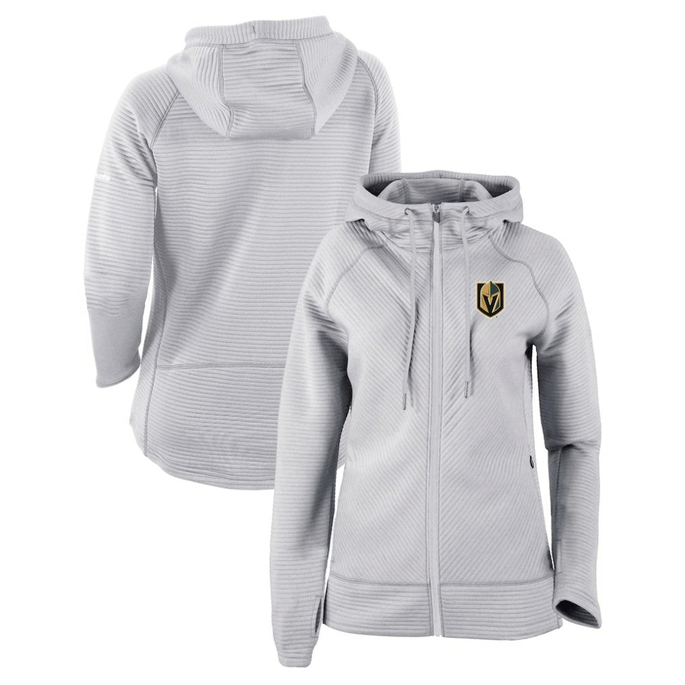 NHL Vegas Golden Knights Columbia Women's Omni-Wick Pack It Up Full-Zip Jacket - Gray