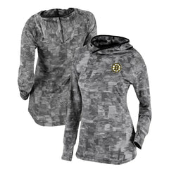 NHL Boston Bruins Columbia Women's Omni-Wick Sunday Ball Pullover Hoodie - Black