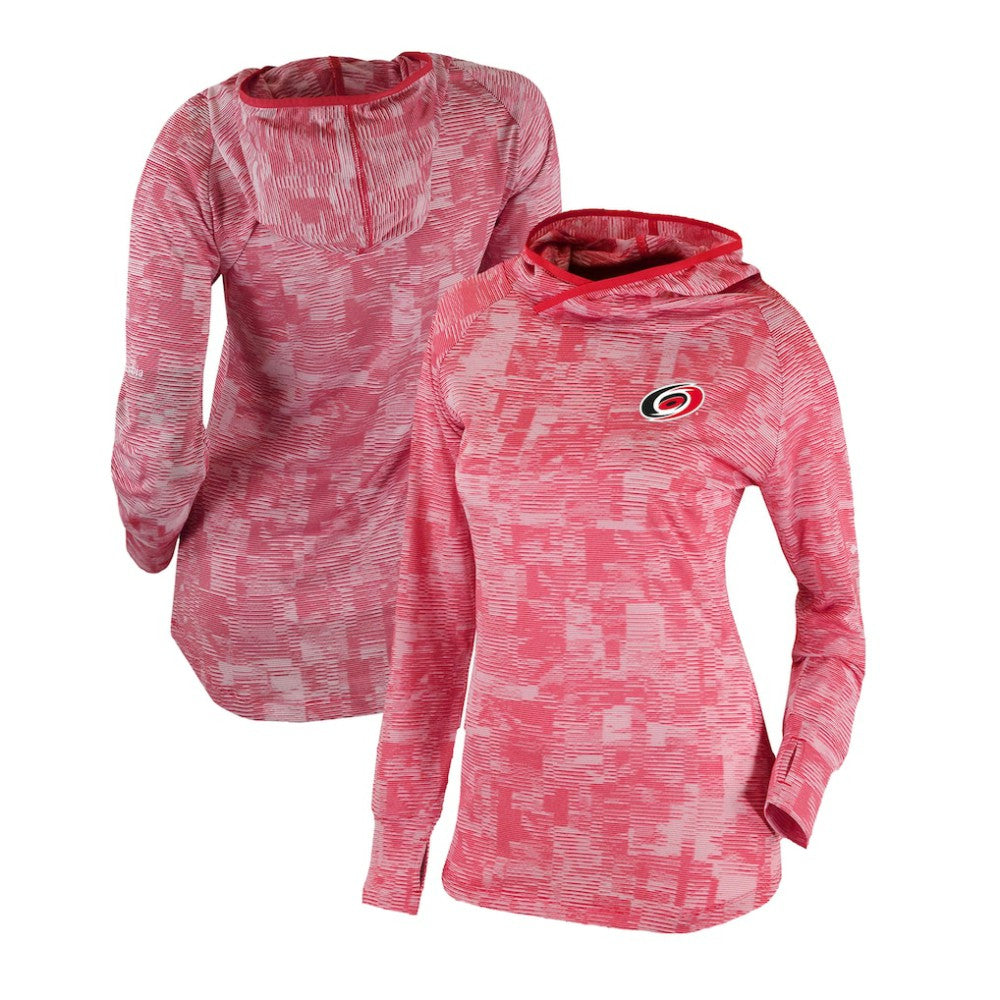 NHL Carolina Hurricanes Columbia Women's Omni-Wick Sunday Ball Pullover Hoodie - Red