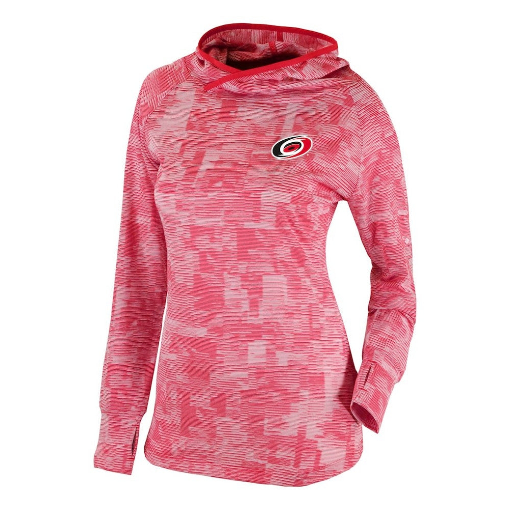 NHL Carolina Hurricanes Columbia Women's Omni-Wick Sunday Ball Pullover Hoodie - Red