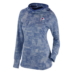 NHL Colorado Avalanche Columbia Women's Omni-Wick Sunday Ball Pullover Hoodie - Navy