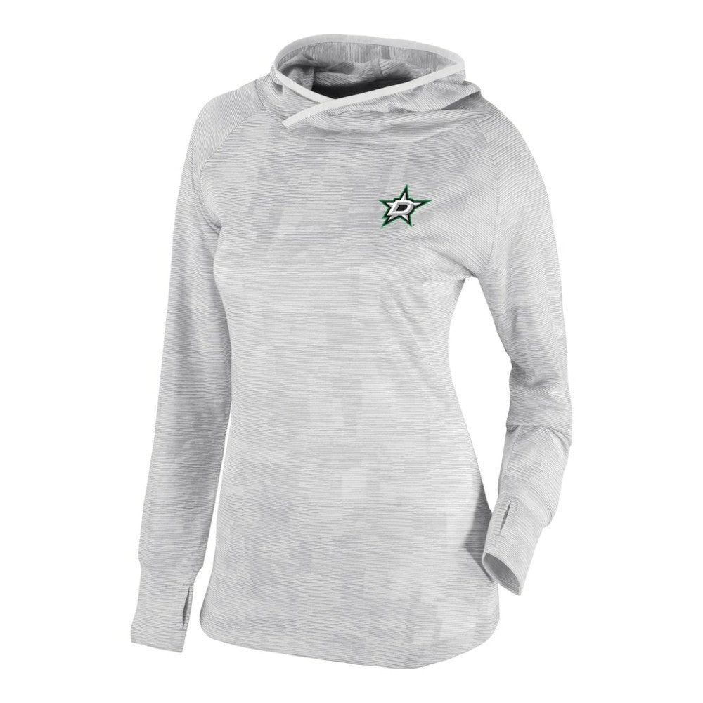 NHL Dallas Stars Columbia Women's Omni-Wick Sunday Ball Pullover Hoodie - White