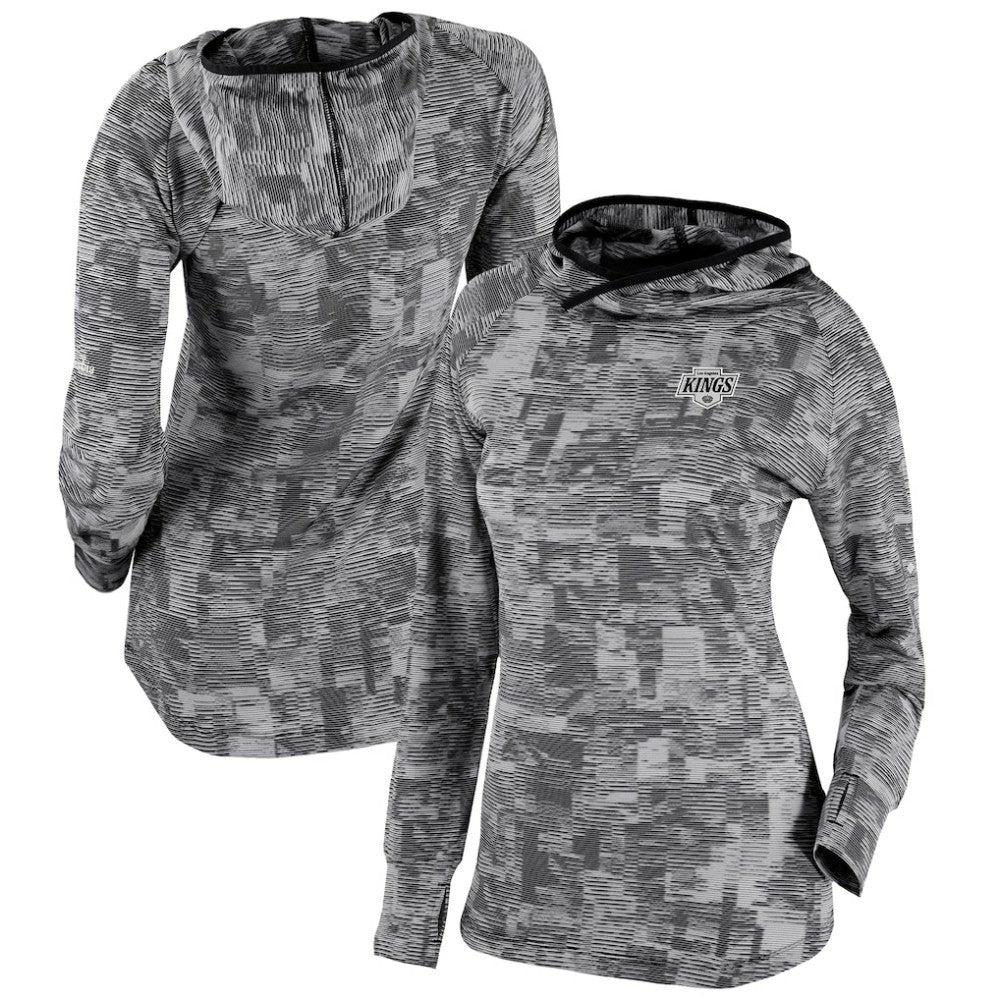 NHL Los Angeles Kings Columbia Women's Omni-Wick Sunday Ball Pullover Hoodie - Black