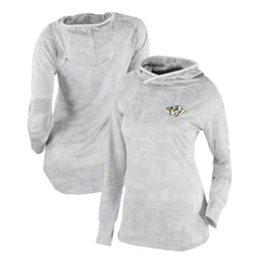 NHL Nashville Predators Columbia Women's Omni-Wick Sunday Ball Pullover Hoodie - White