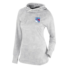 NHL New York Rangers Columbia Women's Omni-Wick Sunday Ball Pullover Hoodie - White