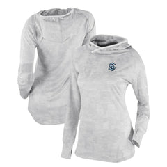 NHL Seattle Kraken Columbia Women's Omni-Wick Sunday Ball Pullover Hoodie - White