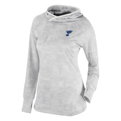 NHL St. Louis Blues Columbia Women's Omni-Wick Sunday Ball Pullover Hoodie - White