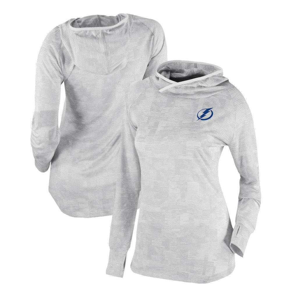 NHL Tampa Bay Lightning Columbia Women's Omni-Wick Sunday Ball Pullover Hoodie - White