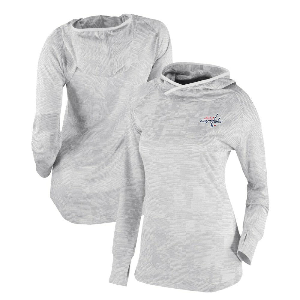 NHL Washington Capitals Columbia Women's Omni-Wick Sunday Ball Pullover Hoodie - White