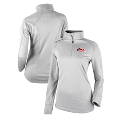 NHL Carolina Hurricanes Columbia Women's Omni-Wick Shotgun 2.0 Quarter-Zip Pullover Top - White