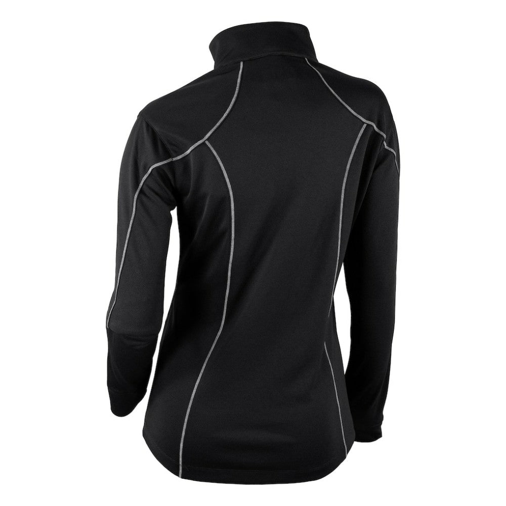 NHL Chicago Blackhawks Columbia Women's Omni-Wick Shotgun 2.0 Quarter-Zip Pullover Top - Black