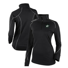 NHL Dallas Stars Columbia Women's Omni-Wick Shotgun 2.0 Quarter-Zip Pullover Top - Black