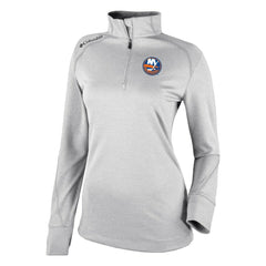 NHL New York Islanders Columbia Women's Omni-Wick Shotgun 2.0 Quarter-Zip Pullover Top - White