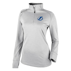 NHL Tampa Bay Lightning Columbia Women's Omni-Wick Shotgun 2.0 Quarter-Zip Pullover Top - White