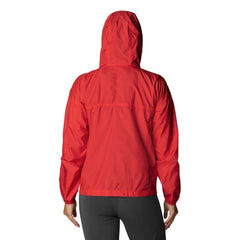 NHL Detroit Red Wings Columbia Women's Flash Challenger Full-Zip Windbreaker Jacket - Red