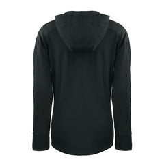 New York Giants Cutter & Buck Women's Helmet Daybreak Eco Recycled Half-Zip Hoodie Black