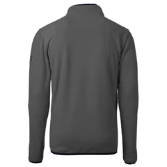 Baltimore Ravens Cutter & Buck Helmet Cascade Eco Sherpa Fleece Quarter-Zip Pullover Jacket Gray/Black