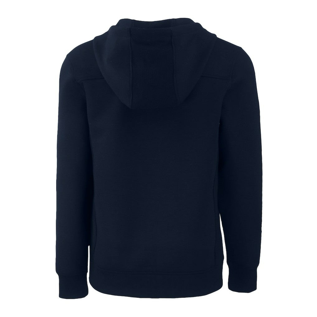 Buffalo Bills Cutter & Buck Helmet Roam Eco Half-Zip Recycled Pullover Hoodie Navy