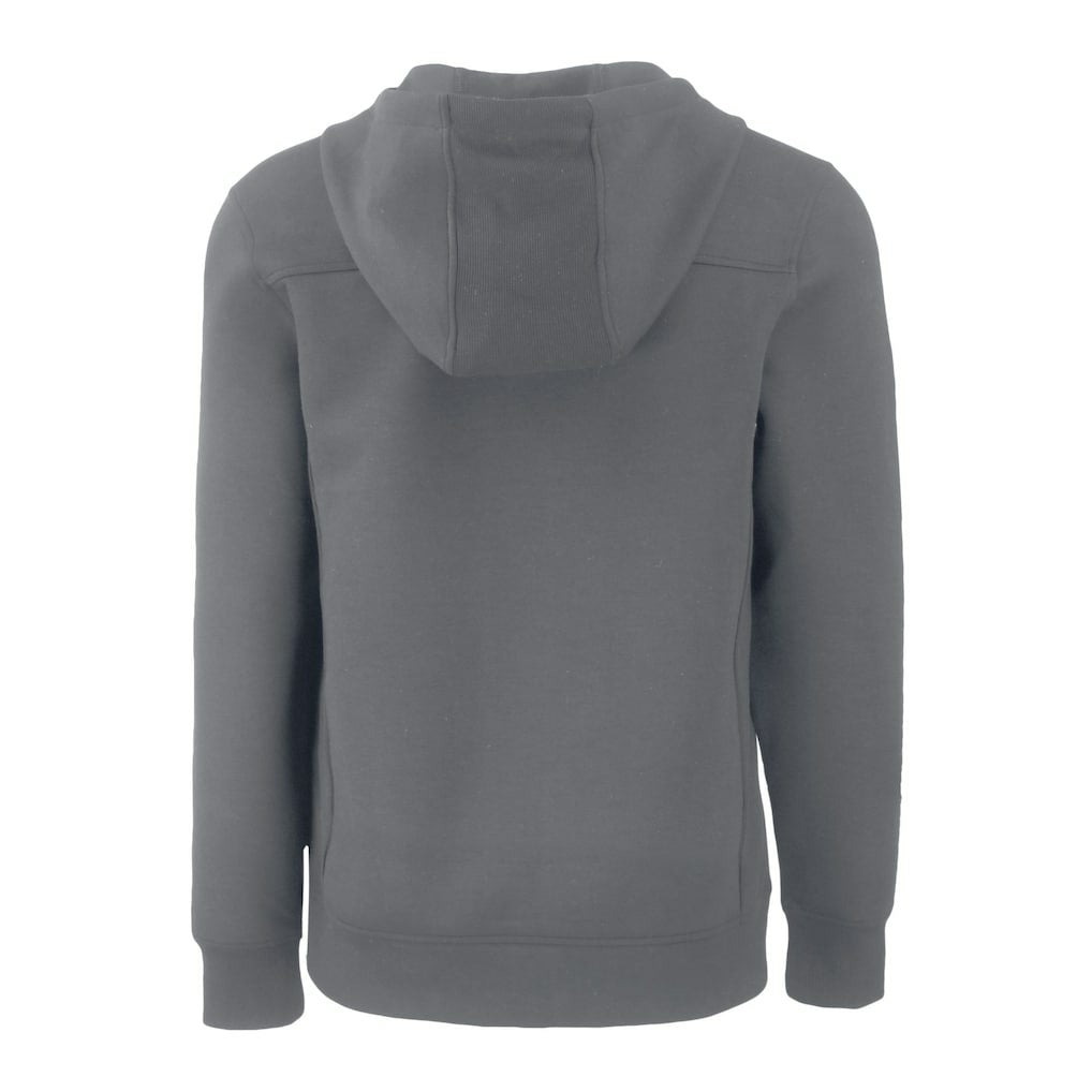Pittsburgh Steelers Cutter & Buck Helmet Roam Eco Half-Zip Recycled Pullover Hoodie Gray